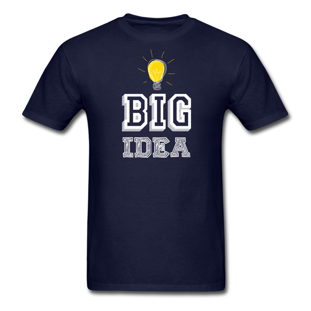 Unisex Classic Big Idea T-Shirt - navy