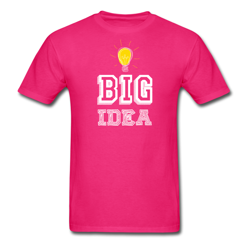 Unisex Classic Big Idea T-Shirt - fuchsia