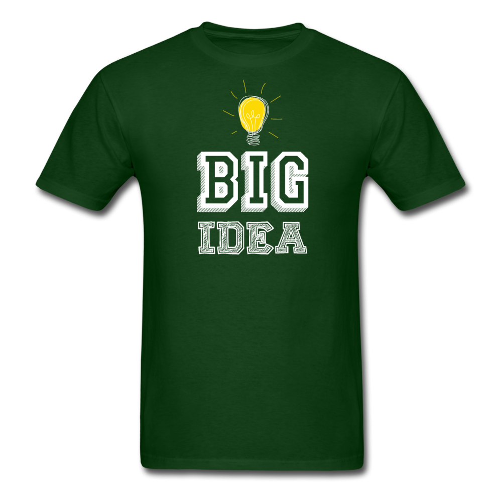 Unisex Classic Big Idea T-Shirt - forest green