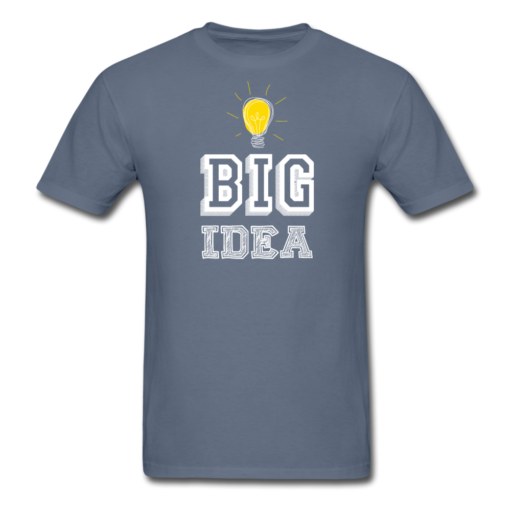 Unisex Classic Big Idea T-Shirt - denim