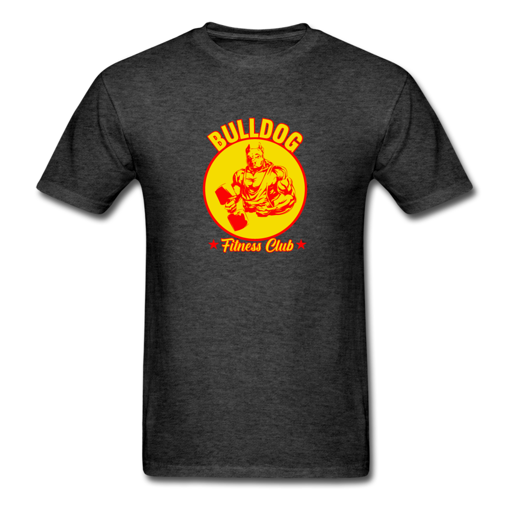Unisex Classic Bulldog Fitness Club T-Shirt - heather black