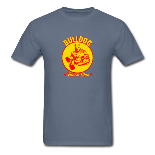 Unisex Classic Bulldog Fitness Club T-Shirt - denim
