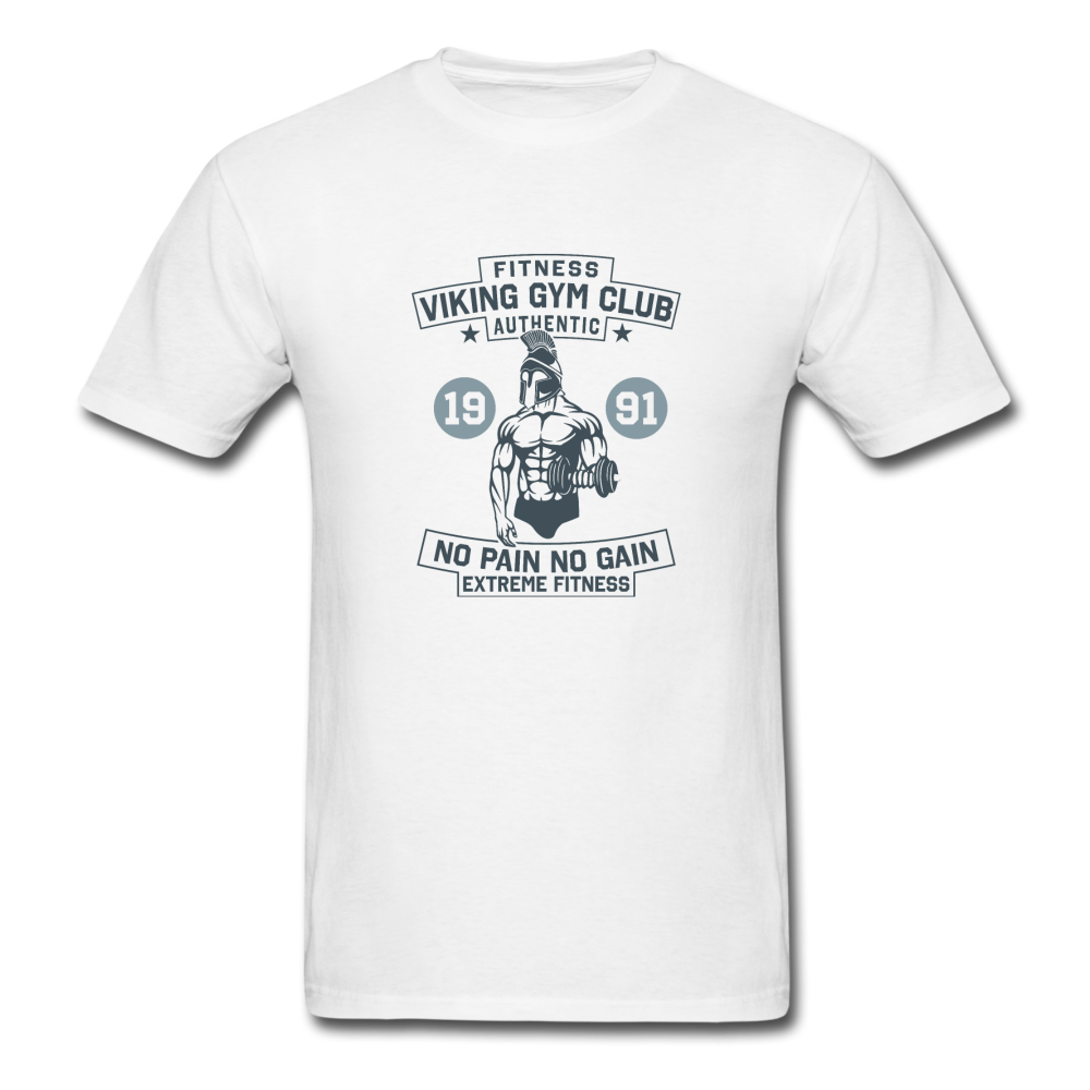 Unisex Classic Viking Fitness Club T-Shirt - white