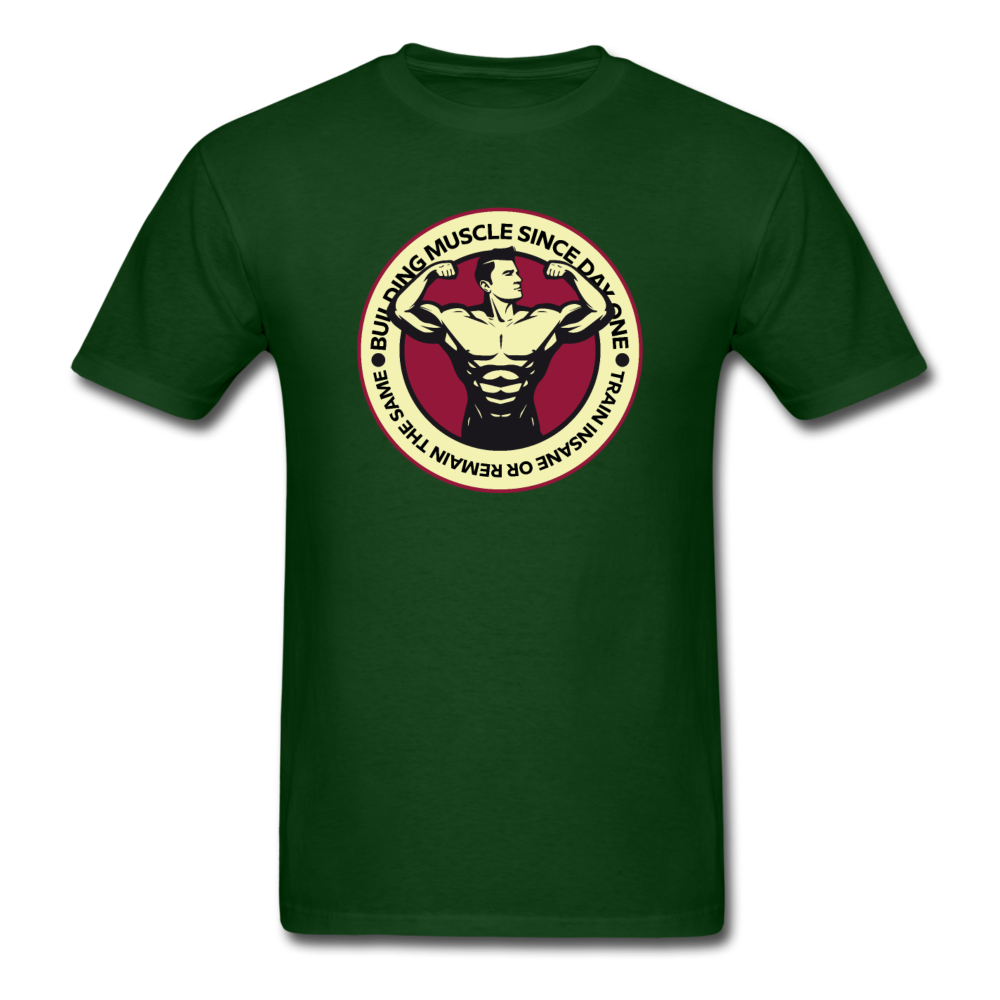 Unisex Classic Building Muscle T-Shirt - forest green