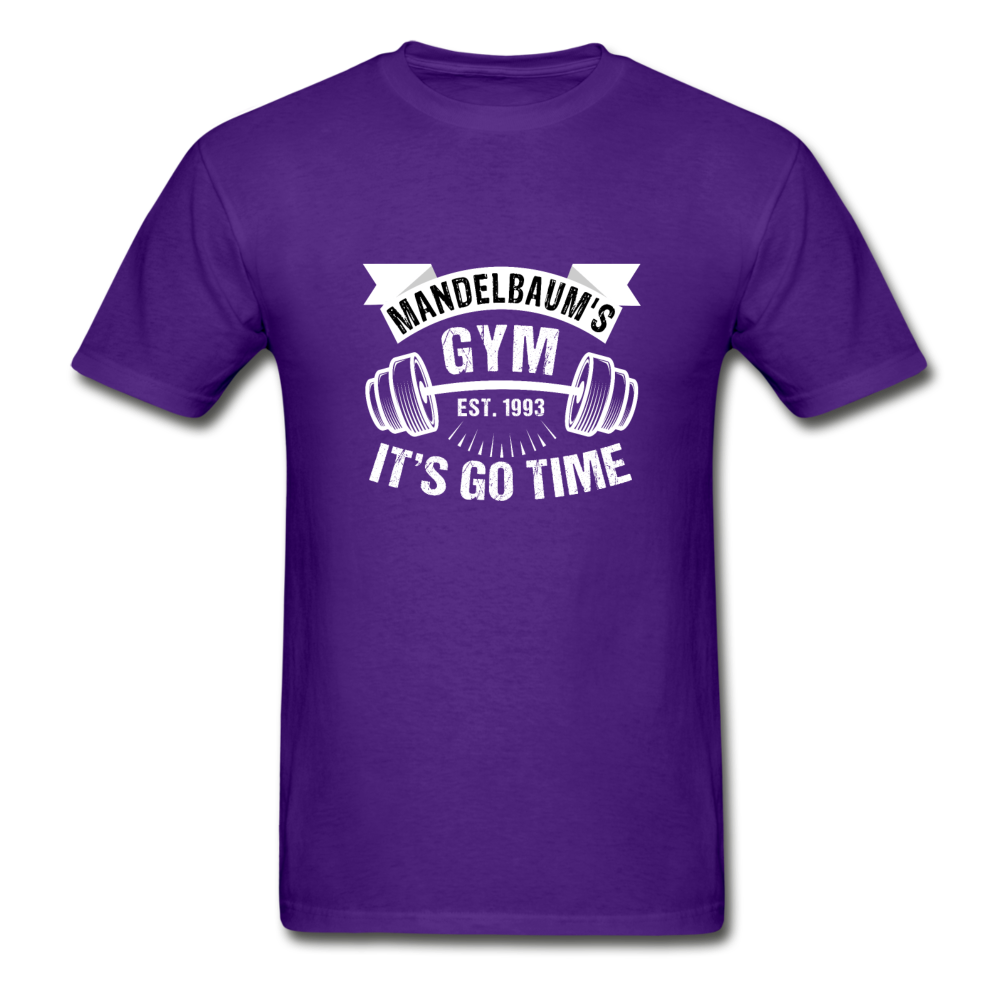 Gildan Ultra Cotton Adult Mandelbaum's Gym It's Go Time T-Shirt - purple