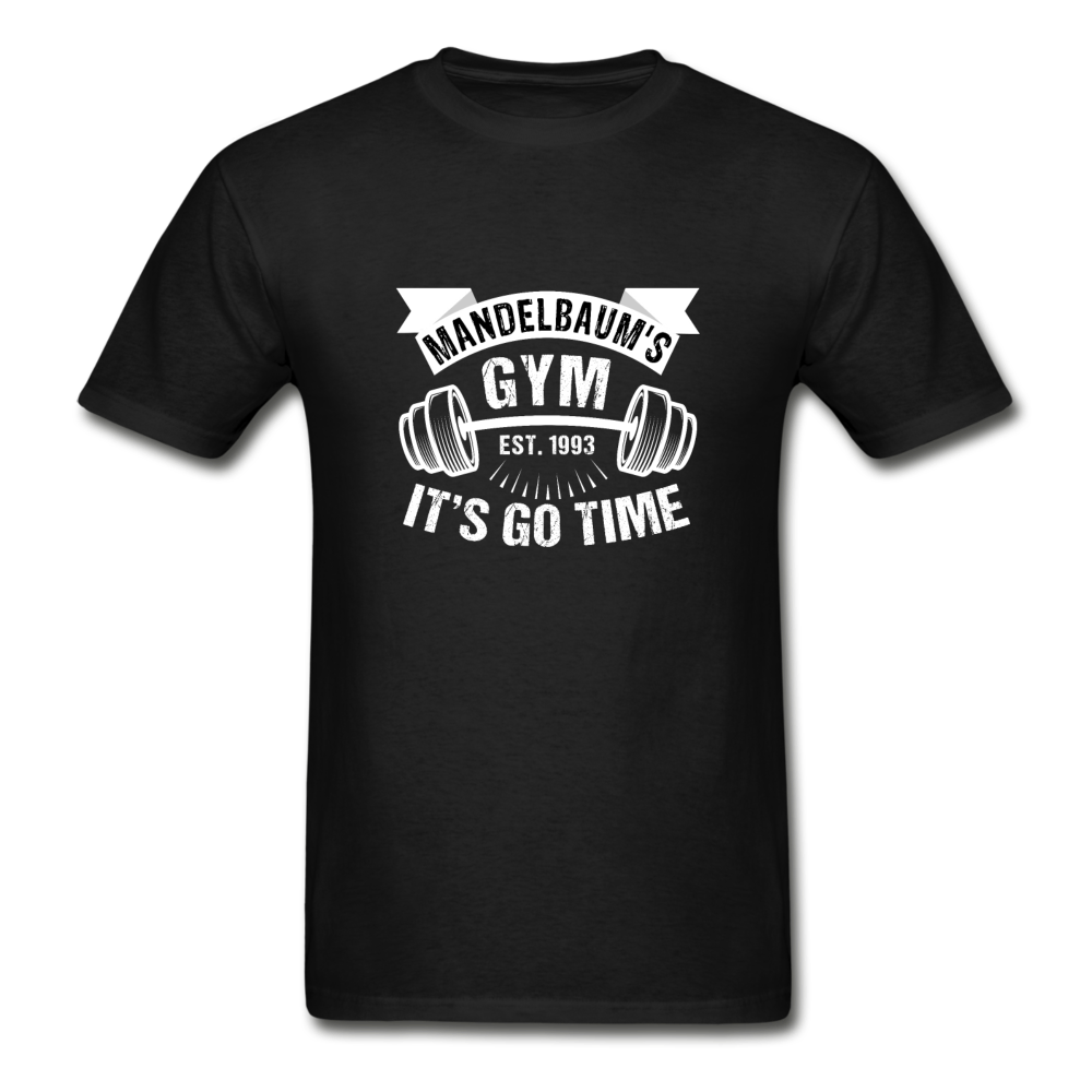 Gildan Ultra Cotton Adult Mandelbaum's Gym It's Go Time T-Shirt - black