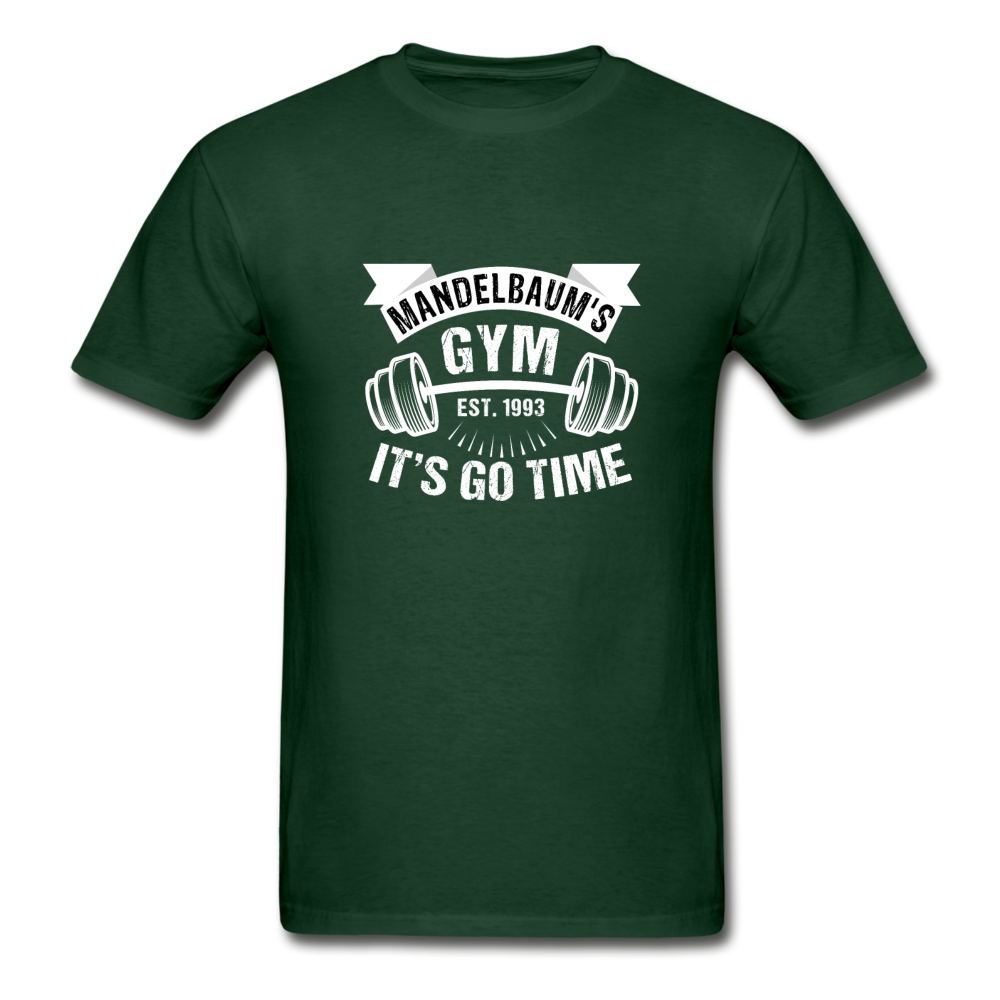 Gildan Ultra Cotton Adult Mandelbaum's Gym It's Go Time T-Shirt - forest green