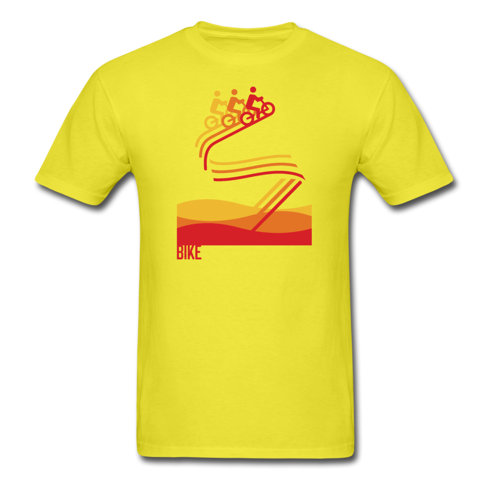 Unisex Classic Bike T-Shirt - yellow
