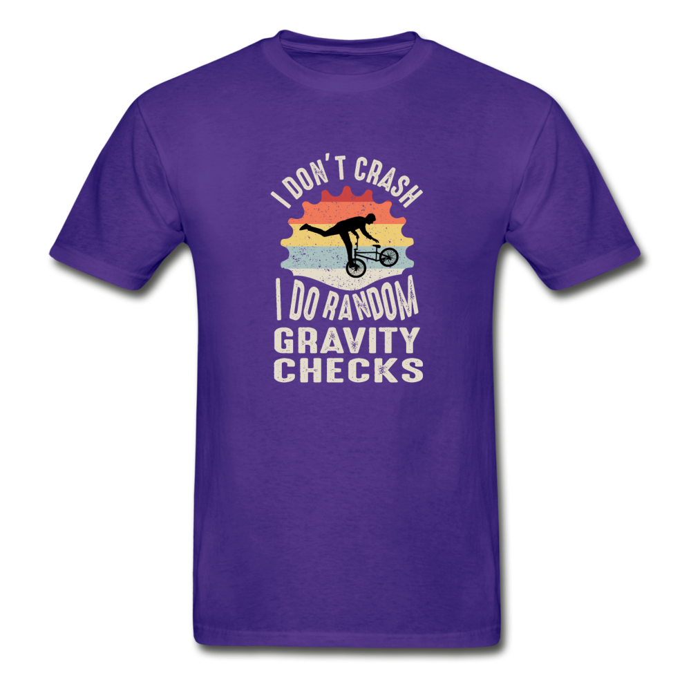 Hanes Adult Tagless No Crash T-Shirt - purple