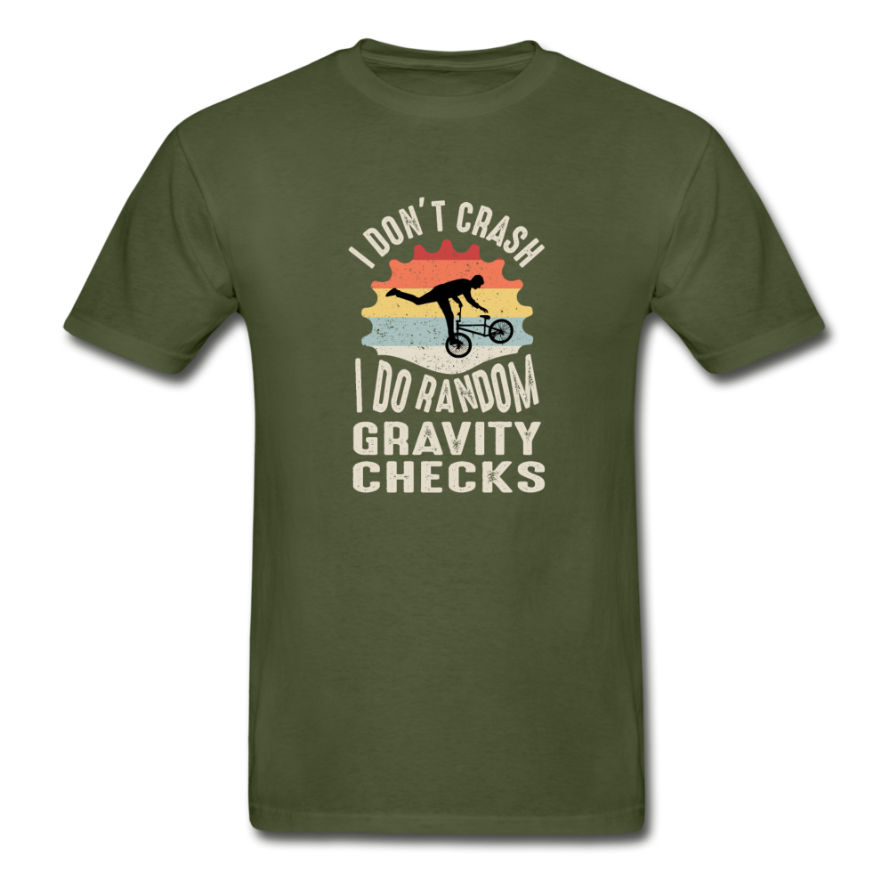 Hanes Adult Tagless No Crash T-Shirt - military green