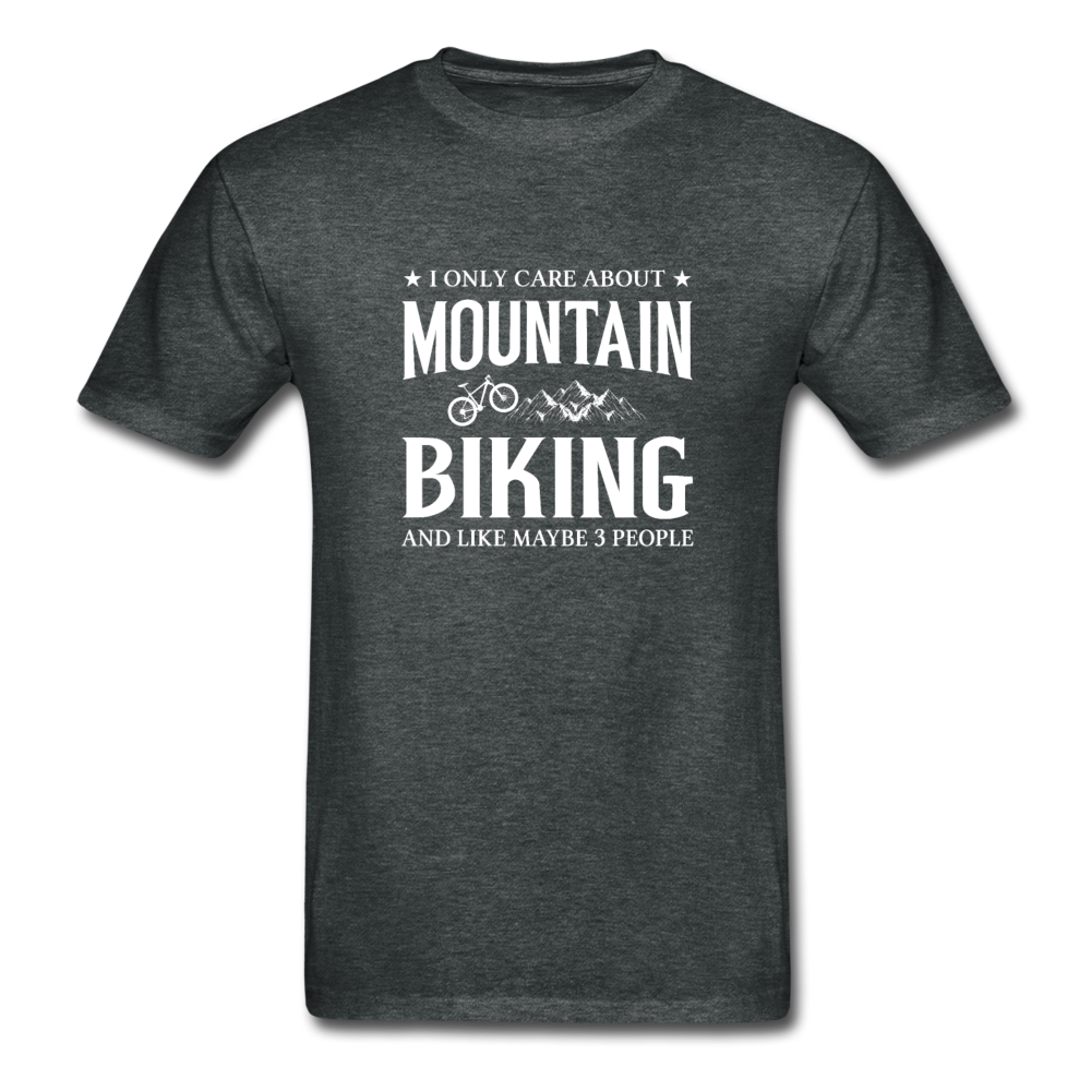 Gildan Ultra Cotton Adult Mountain Biking T-Shirt - deep heather