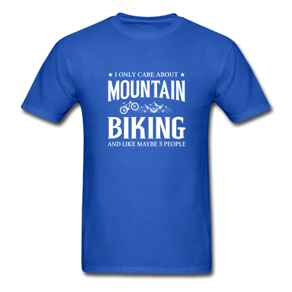 Gildan Ultra Cotton Adult Mountain Biking T-Shirt - royal blue