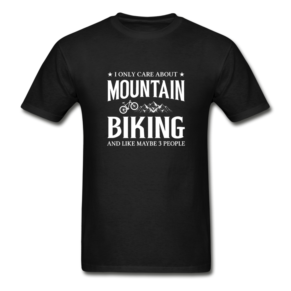 Gildan Ultra Cotton Adult Mountain Biking T-Shirt - black