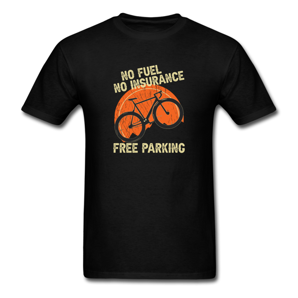 Unisex Classic Free Bike Parking T-Shirt - black