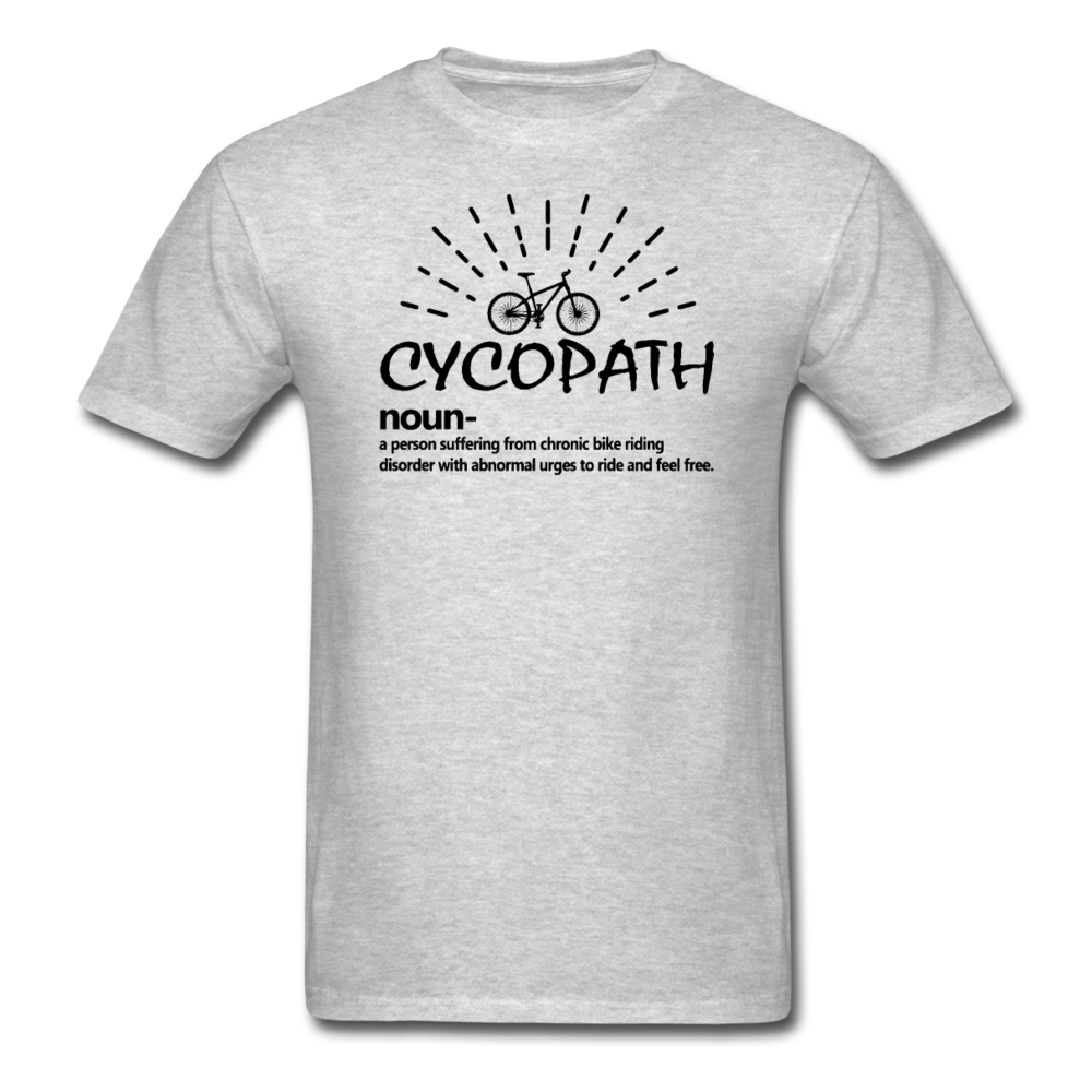 Unisex Classic Cycopath T-Shirt - heather gray