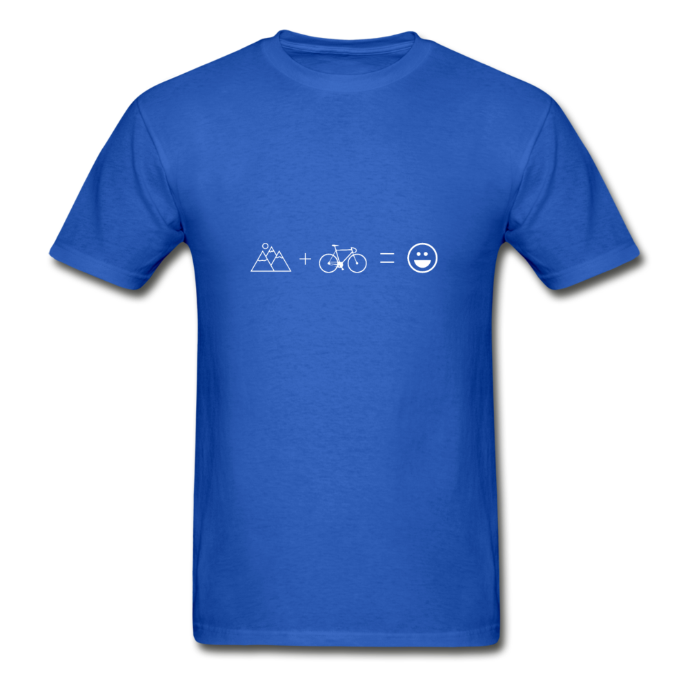 Gildan Ultra Cotton Adult Cycling Equation T-Shirt - royal blue