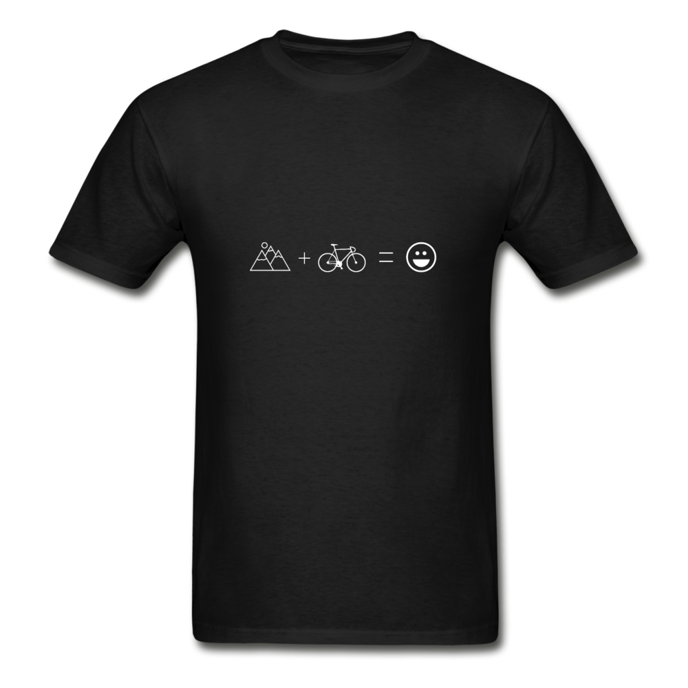 Gildan Ultra Cotton Adult Cycling Equation T-Shirt - black