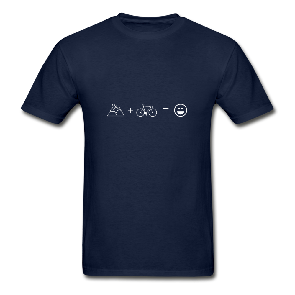 Gildan Ultra Cotton Adult Cycling Equation T-Shirt - navy