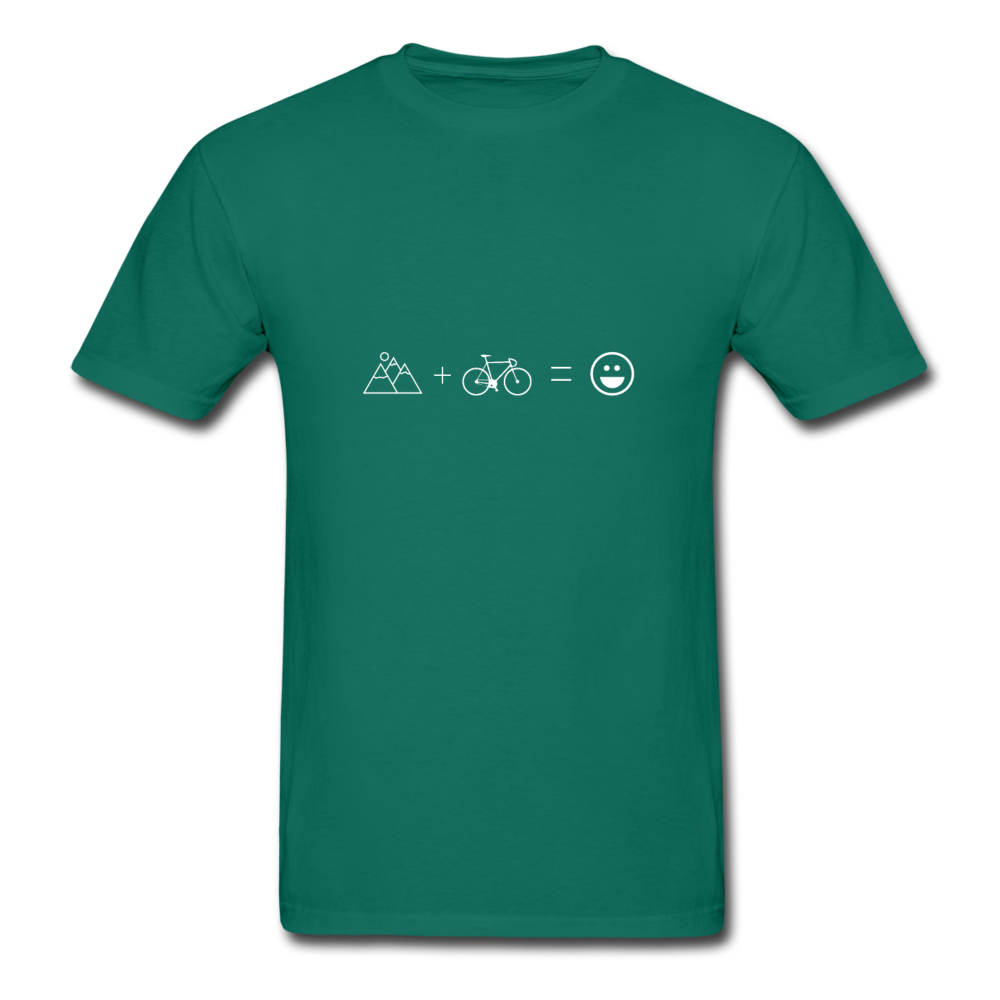 Gildan Ultra Cotton Adult Cycling Equation T-Shirt - petrol