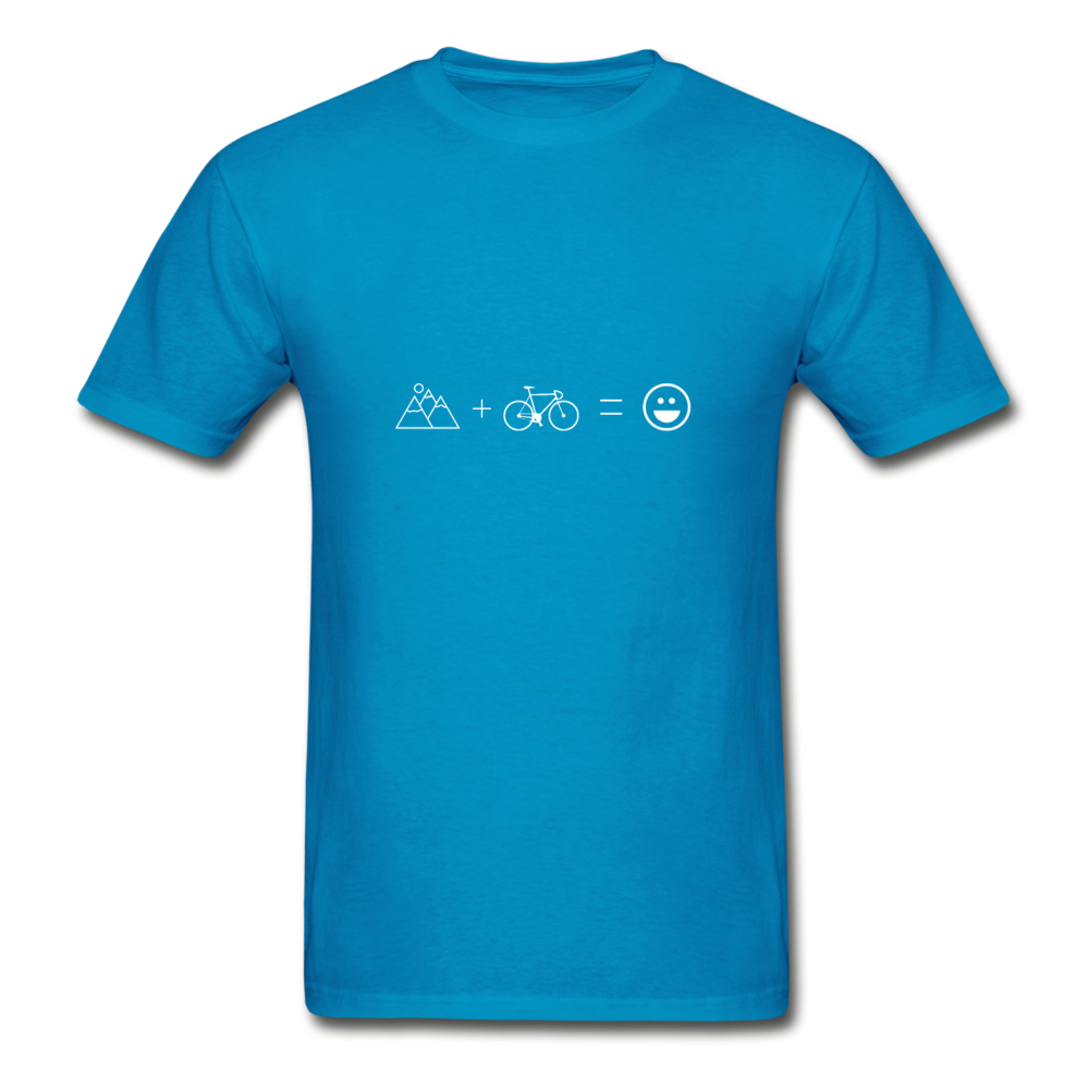 Gildan Ultra Cotton Adult Cycling Equation T-Shirt - turquoise