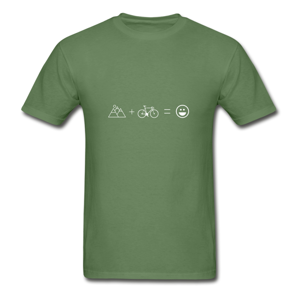 Gildan Ultra Cotton Adult Cycling Equation T-Shirt - military green