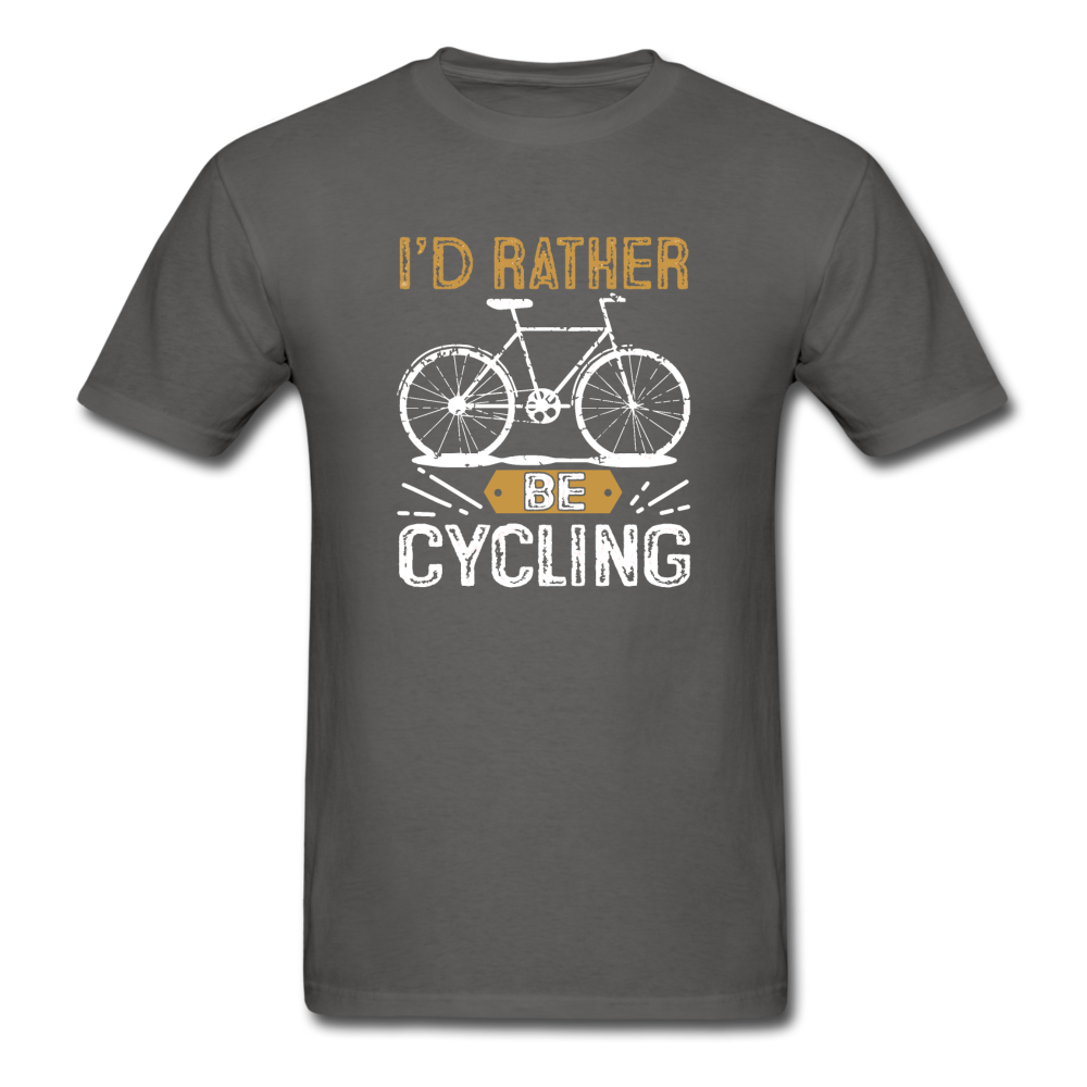 Unisex Classic I'd Rather Be CyclingT-Shirt - charcoal