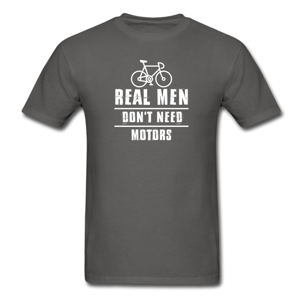 Unisex Classic Real Men Don't Need Motors T-Shirt - charcoal