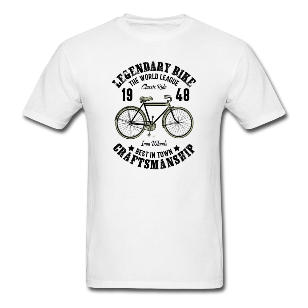 Unisex Classic Legendary Bike T-Shirt - white