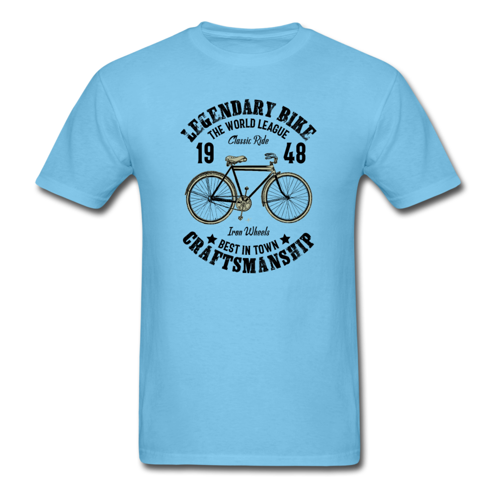 Unisex Classic Legendary Bike T-Shirt - aquatic blue