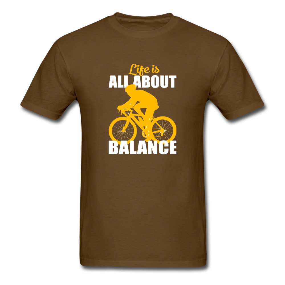 Unisex Classic Life Balance T-Shirt - brown