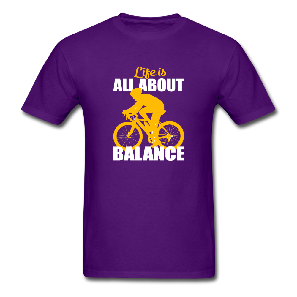 Unisex Classic Life Balance T-Shirt - purple