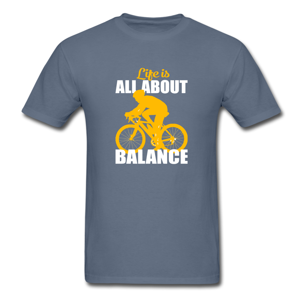 Unisex Classic Life Balance T-Shirt - denim