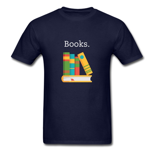 Unisex Classic Books T-Shirt - navy