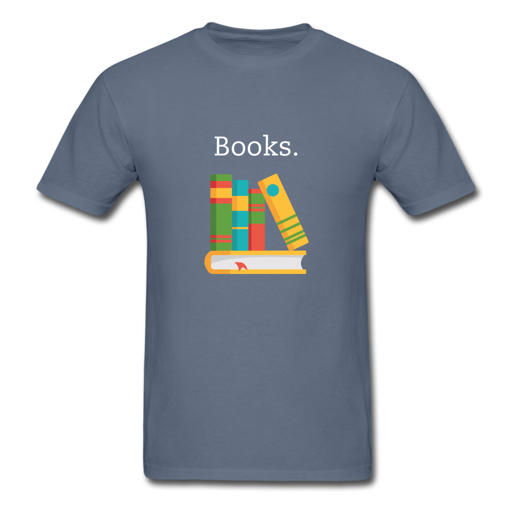 Unisex Classic Books T-Shirt - denim