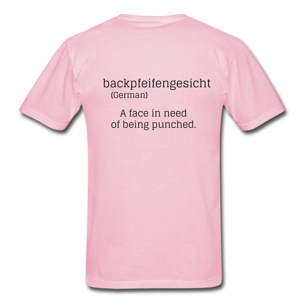 Gildan Ultra Cotton Adult Backpfeifengesicht T-Shirt - light pink