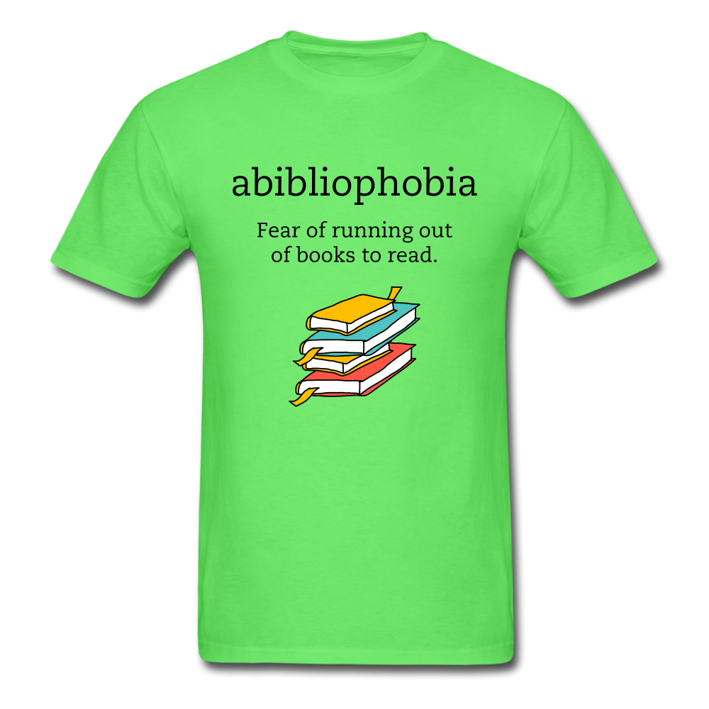 Unisex Classic Abibliophobia T-Shirt - kiwi