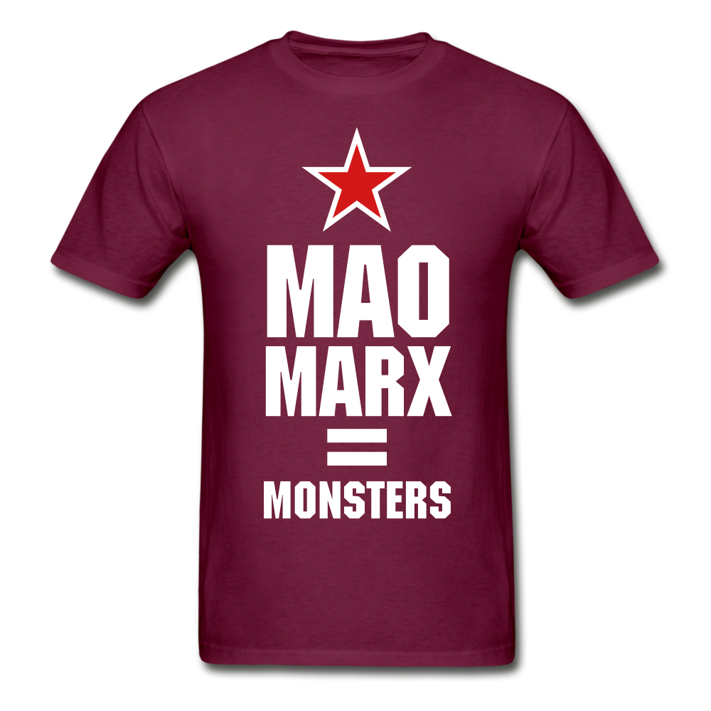 Gildan Ultra Cotton Adult Mao Marx Monsters T-Shirt - burgundy