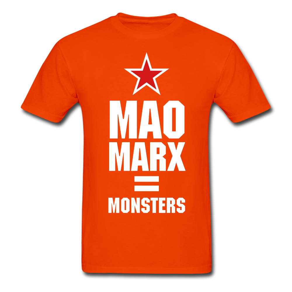Gildan Ultra Cotton Adult Mao Marx Monsters T-Shirt - orange