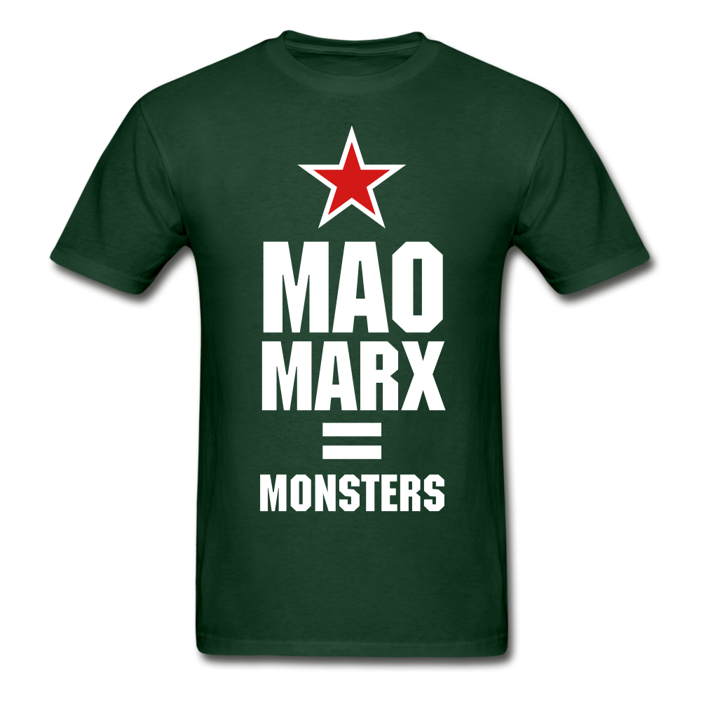 Gildan Ultra Cotton Adult Mao Marx Monsters T-Shirt - forest green