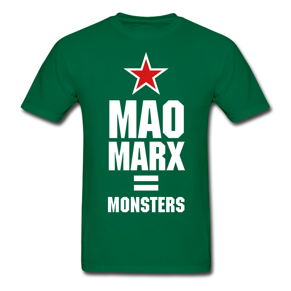 Gildan Ultra Cotton Adult Mao Marx Monsters T-Shirt - bottlegreen