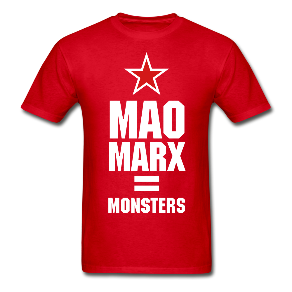 Gildan Ultra Cotton Adult Mao Marx Monsters T-Shirt - red