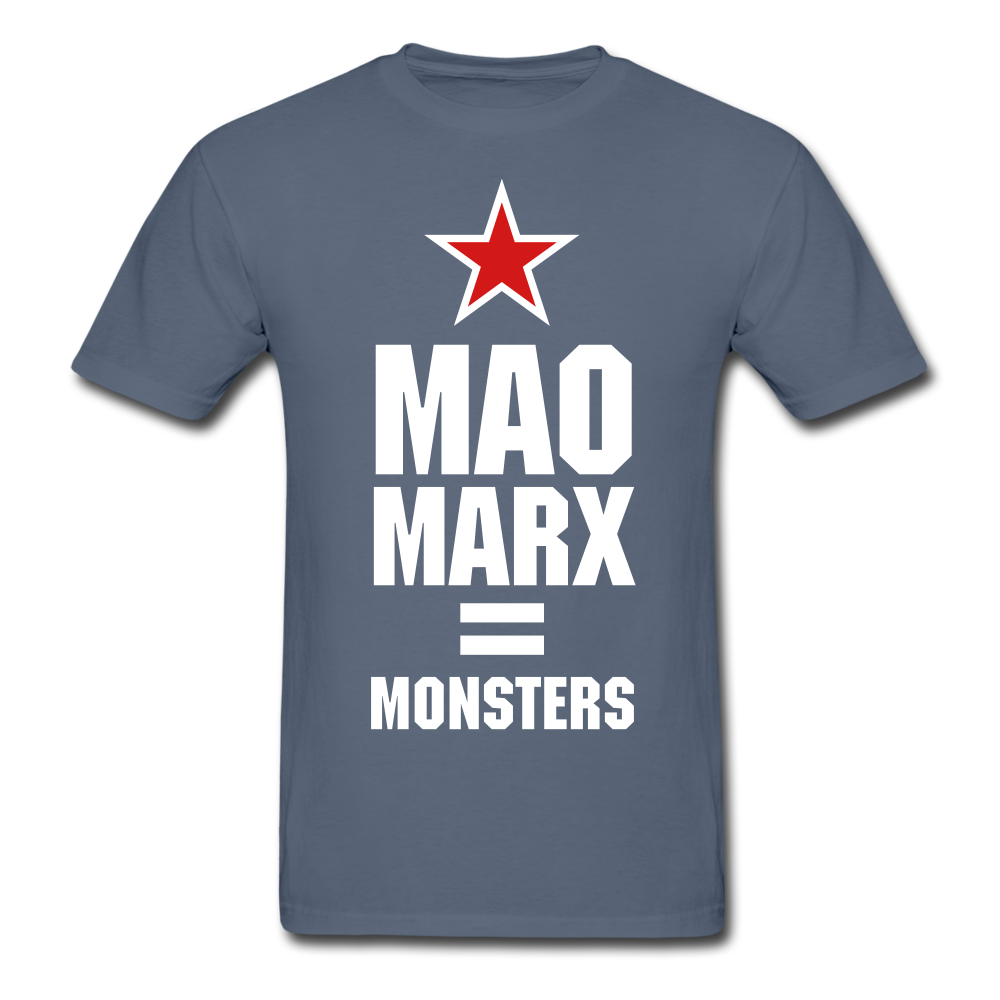 Gildan Ultra Cotton Adult Mao Marx Monsters T-Shirt - denim