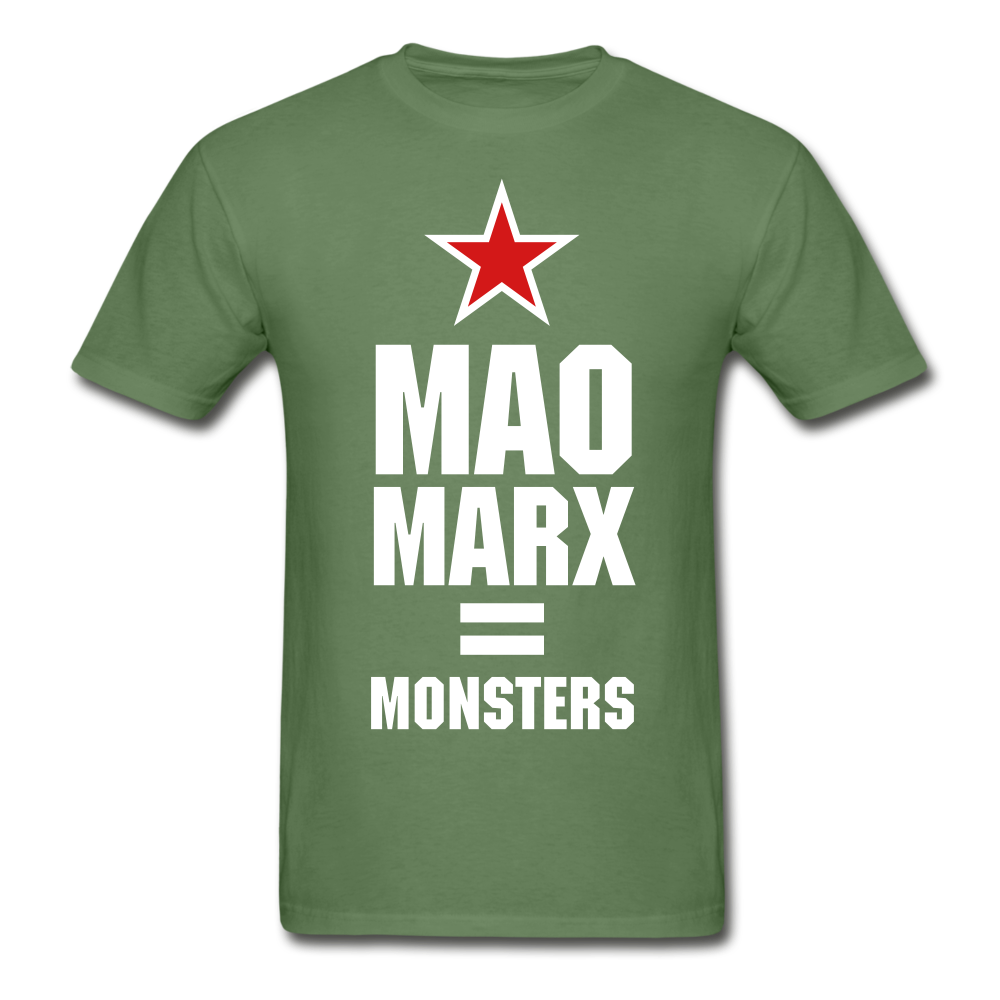Gildan Ultra Cotton Adult Mao Marx Monsters T-Shirt - military green