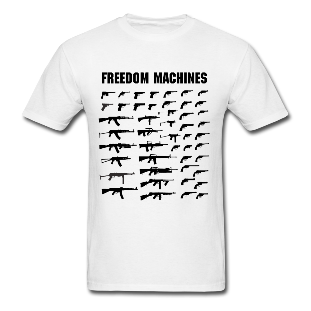 Unisex Classic Freedom Machines T-Shirt - white
