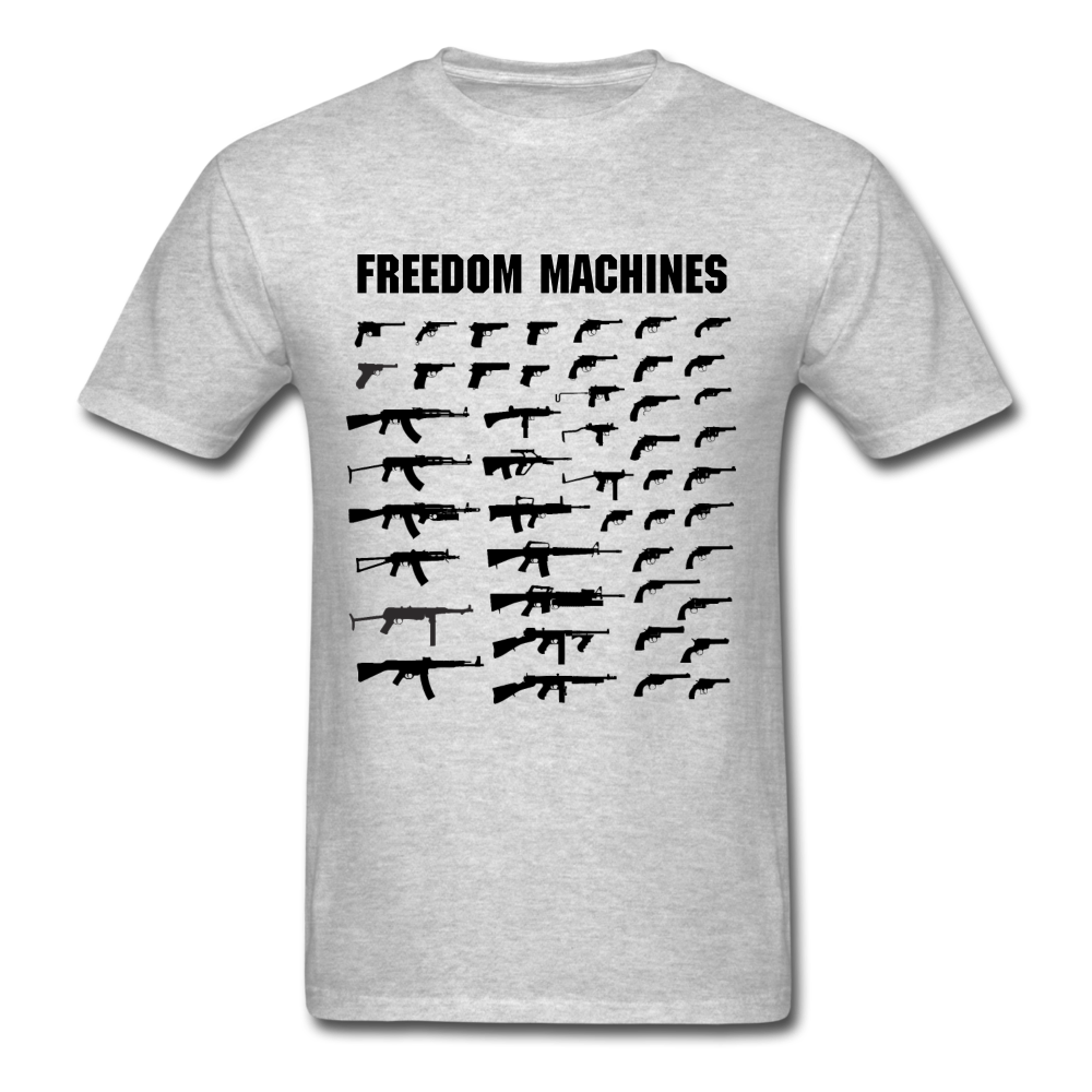 Unisex Classic Freedom Machines T-Shirt - heather gray