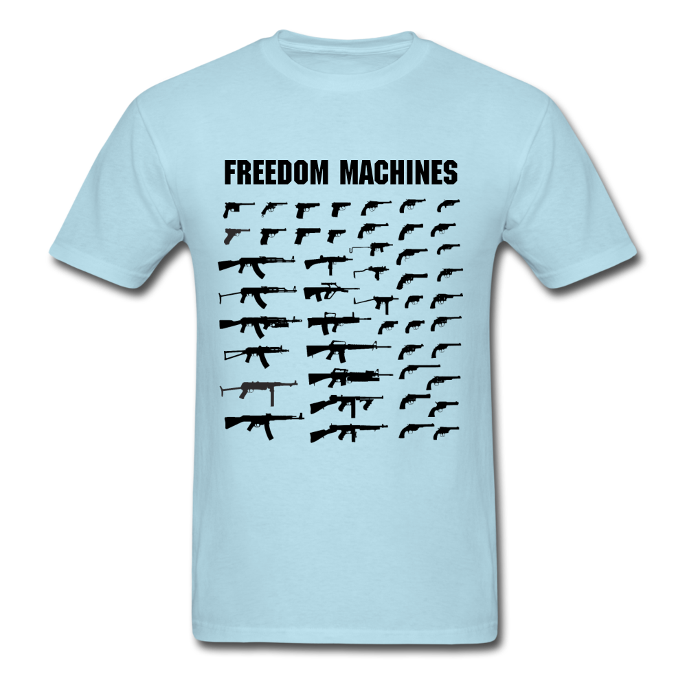 Unisex Classic Freedom Machines T-Shirt - powder blue