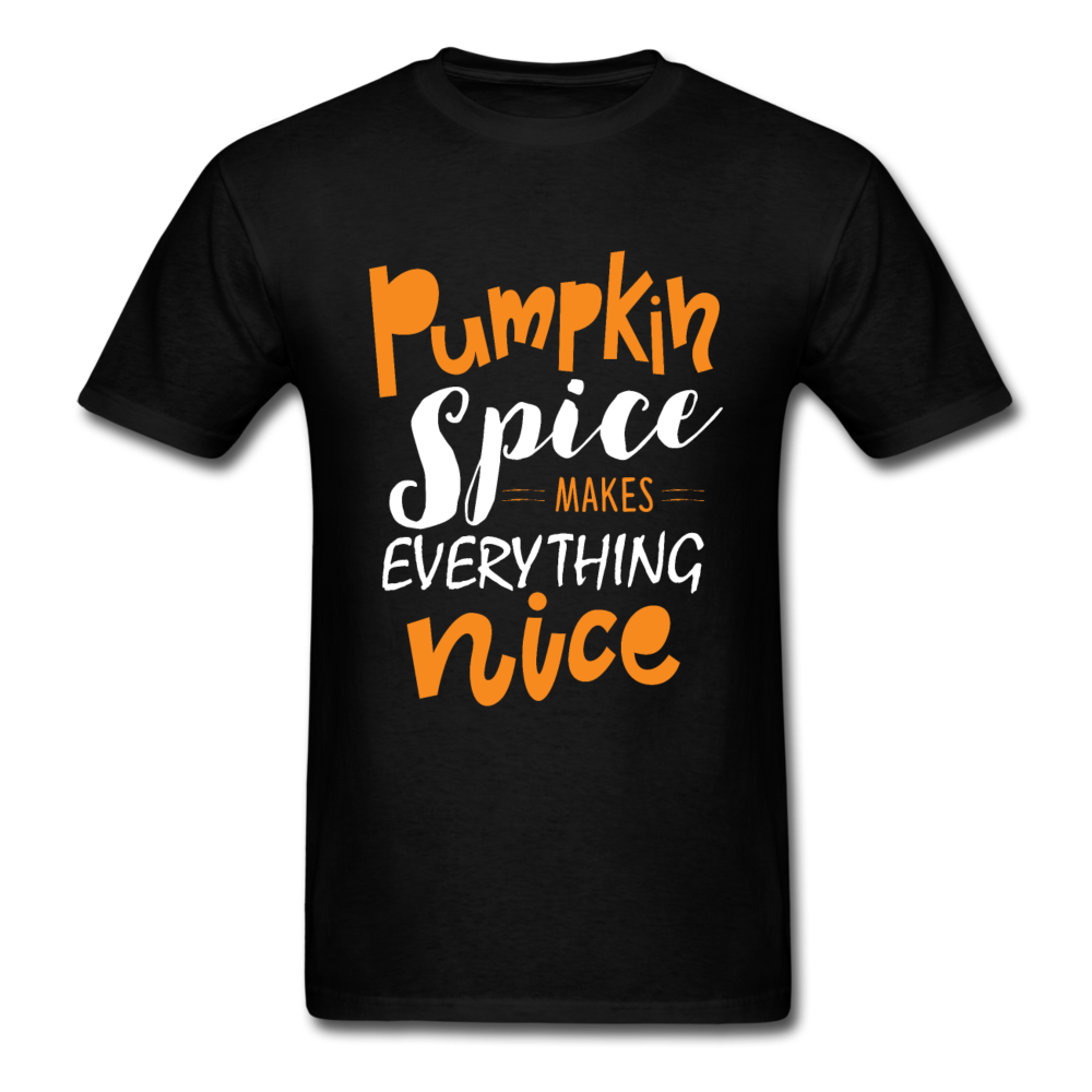 Unisex Classic Pumpkin Spice Nice T-Shirt - black