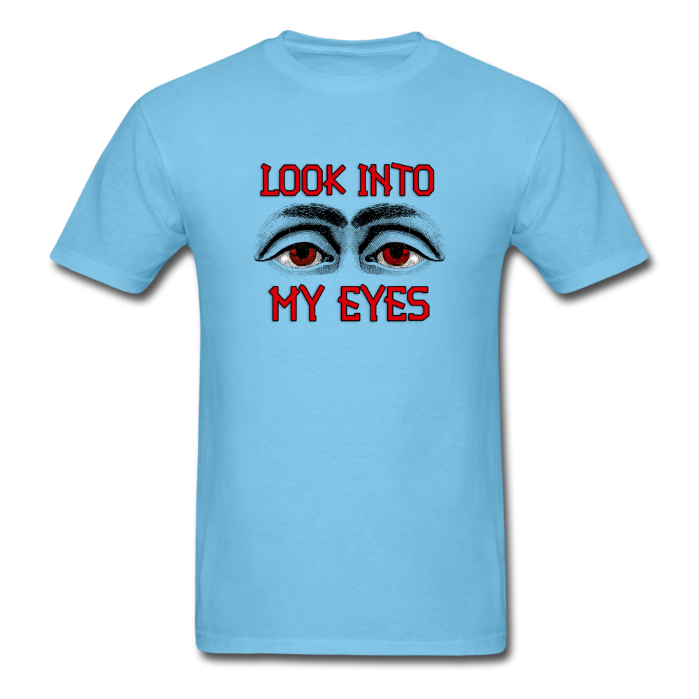 Unisex Classic Look Into My Eyes T-Shirt - aquatic blue