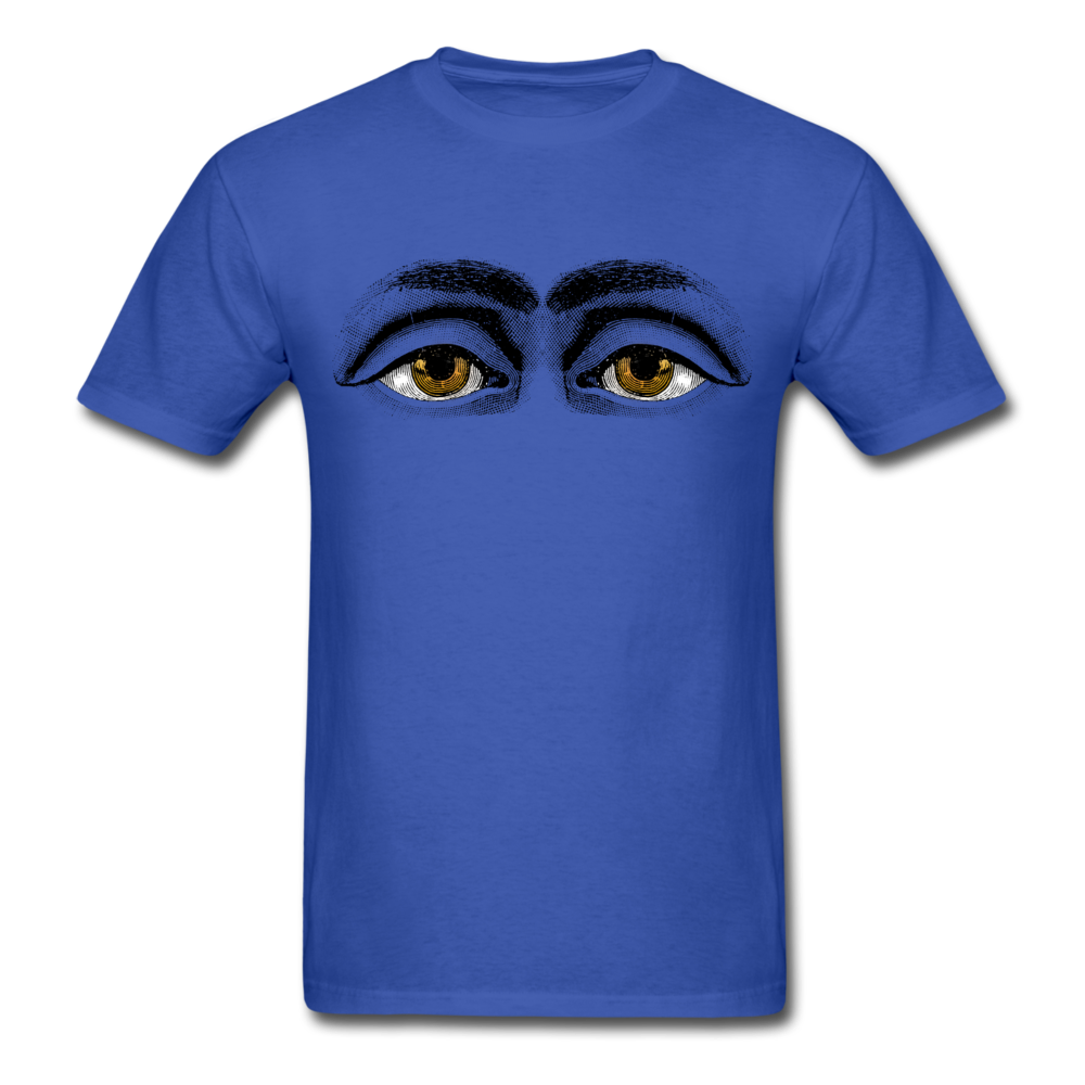 Unisex Classic Creepy Eyes T-Shirt - royal blue