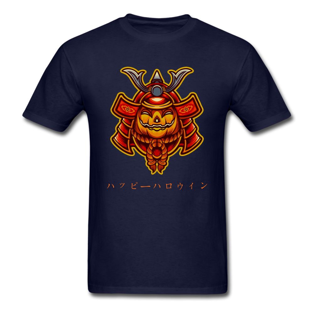 Unisex Classic Happy Halloween Japanese T-Shirt - navy